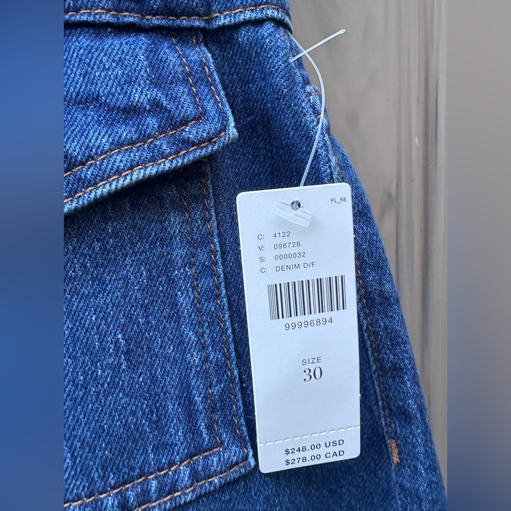 7 For All Mankind High Rise Lotta Flared Leg Jeans In Artifact New With Tags! — image 6 of 8
